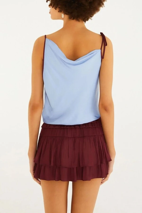 Short saia babados Farm