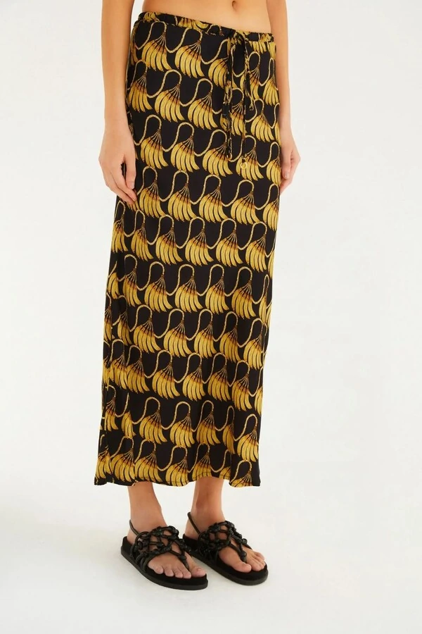 Saia longa banana tassel mini Farm