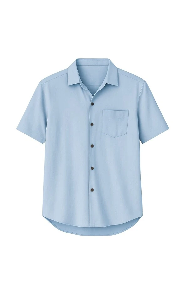 Camisa com botões e bolso frente Kwi