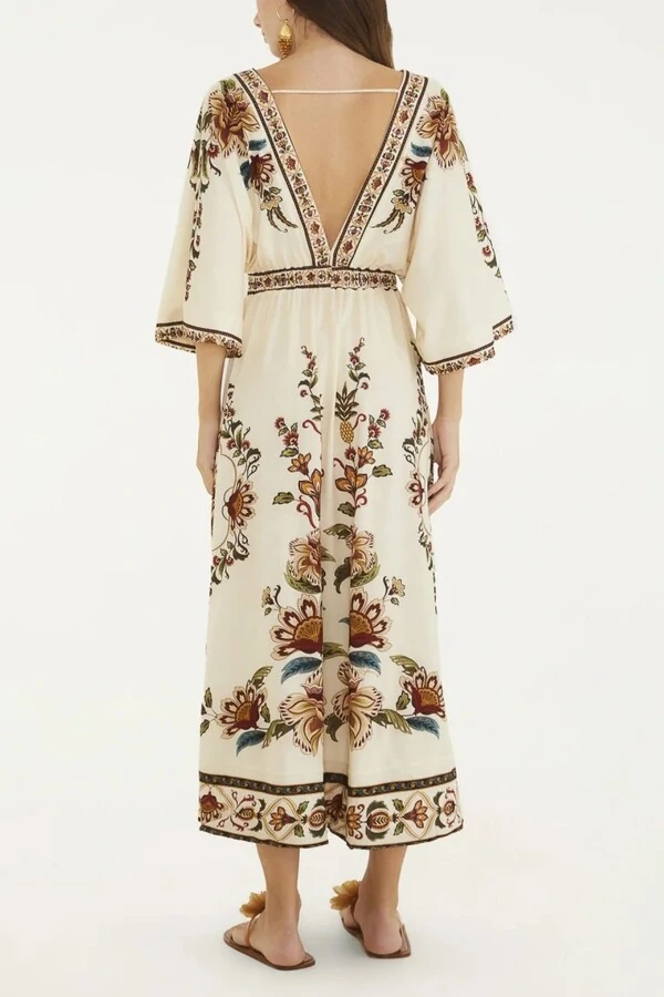 Vestido cropped jardim majestoso Farm