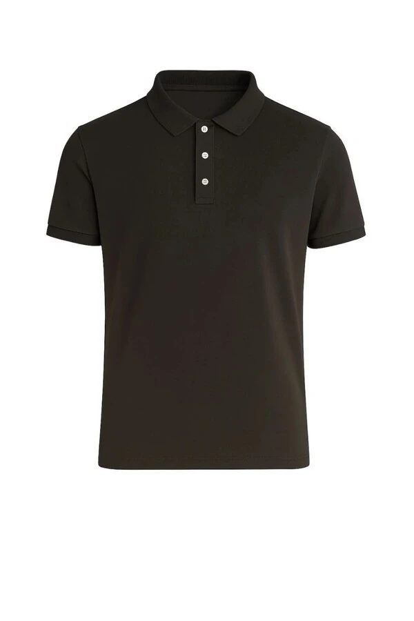 Camisa polo masculina em malha Kwi