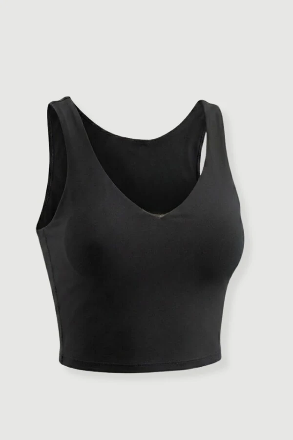 Top fitness de alça larga Kwi