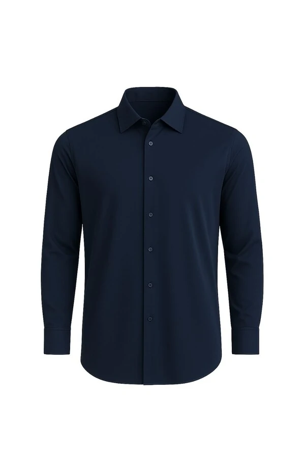 Camisa social ML masculina em poliamida Kwi