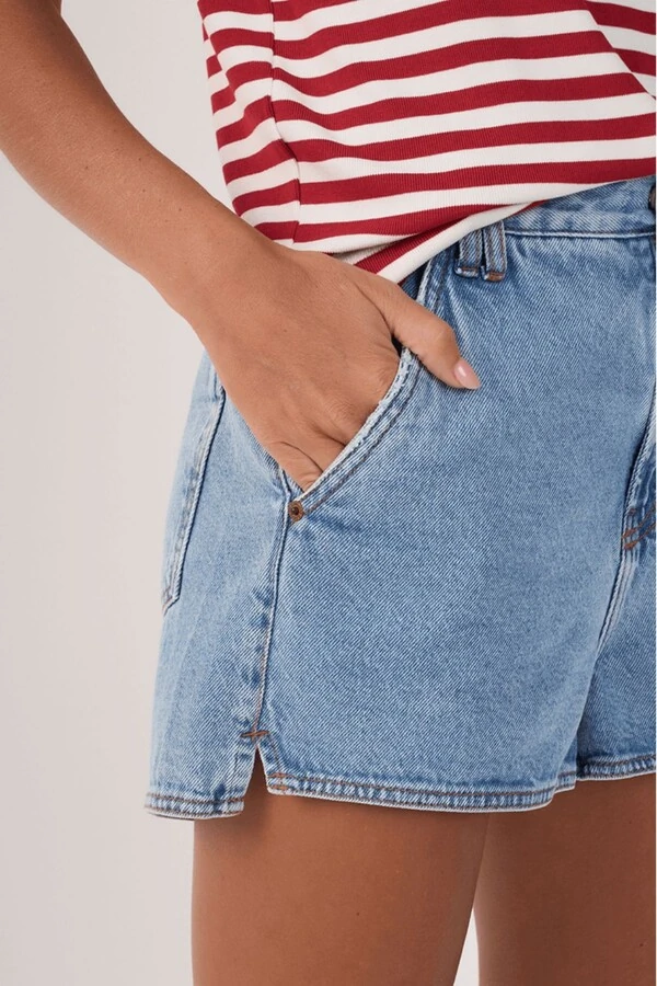 Short jeans alfaiataria Dress to