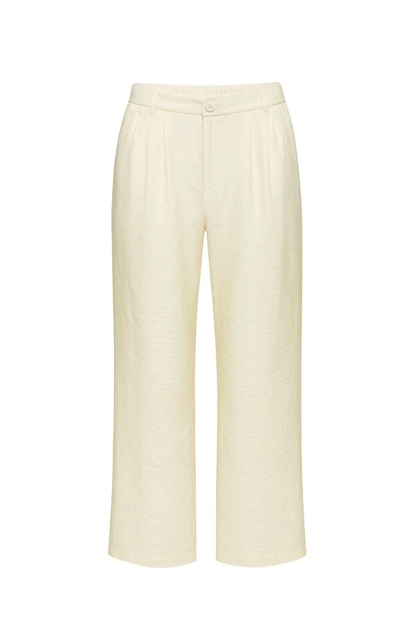 Calça de viscose pantalona Kwi