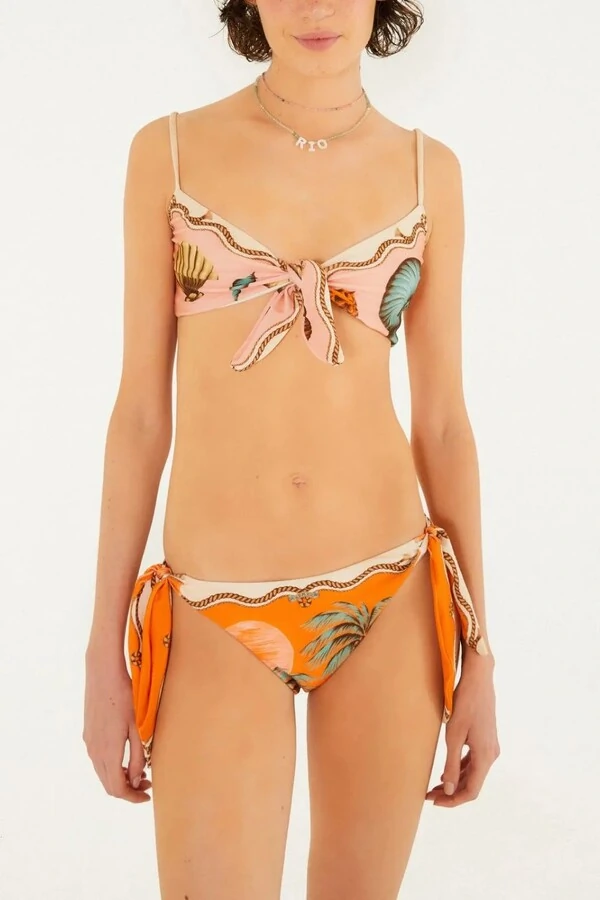 Biquini laço souvenir litoral lenços Farm