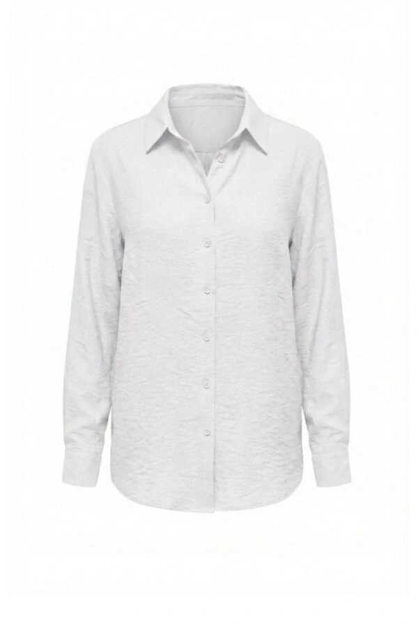 Camisa feminina plus size em viscose Kwi