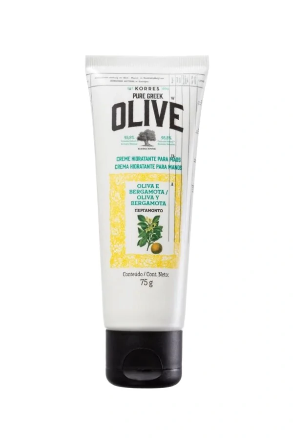 Creme hidratante p/ mãos oliva+bergamota 75g Korres