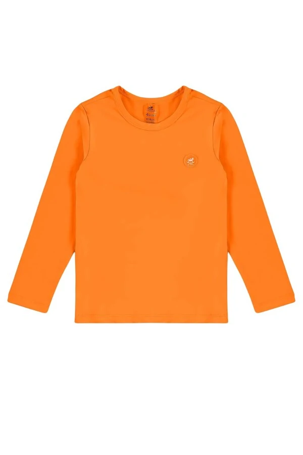 Camiseta manga longa praia em malha uv fps+50 Up Baby