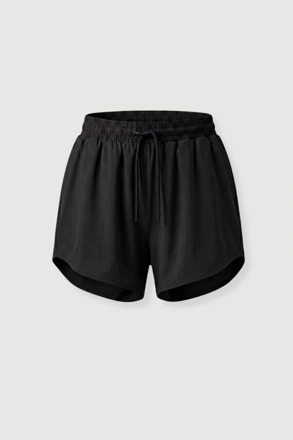 Short fitness feminino com elástico no cós Kwi