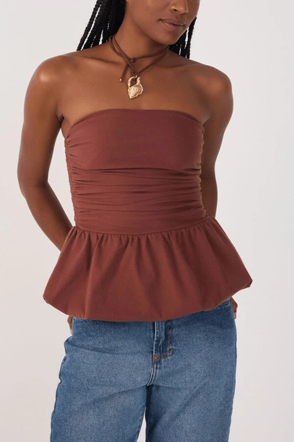 Blusa bata balonê Dress to