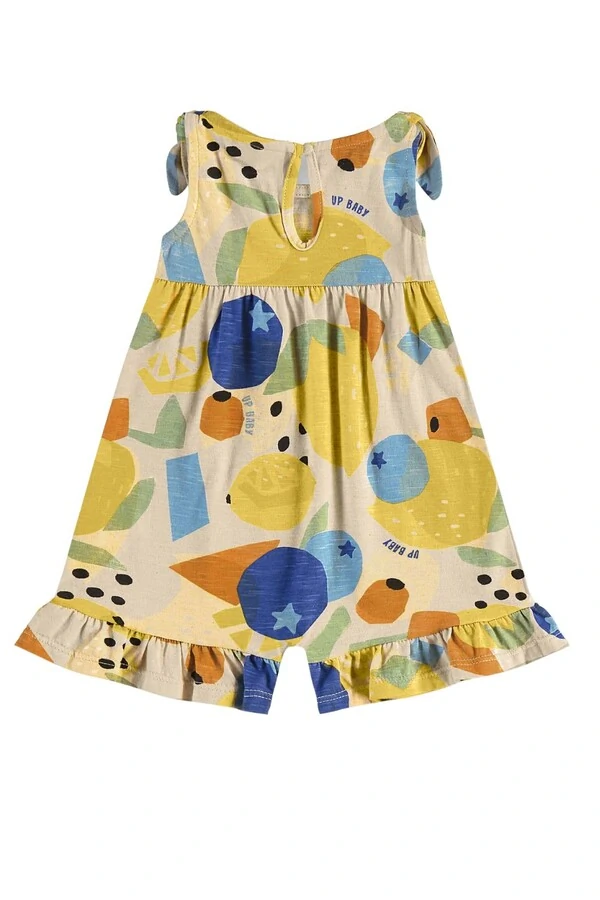 Macacão com faixa em malha flame Up Baby