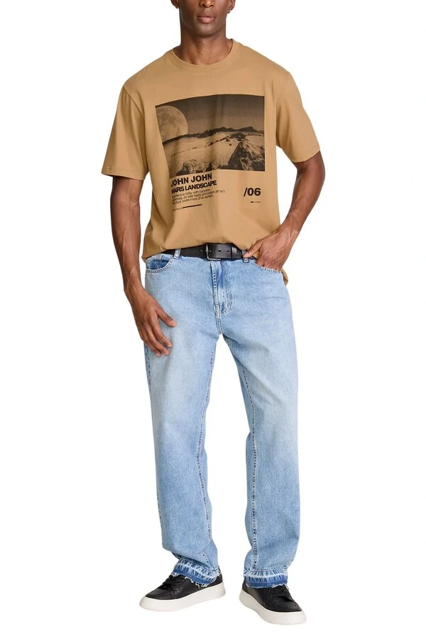 Camiseta relaxed fit mars landscape John John