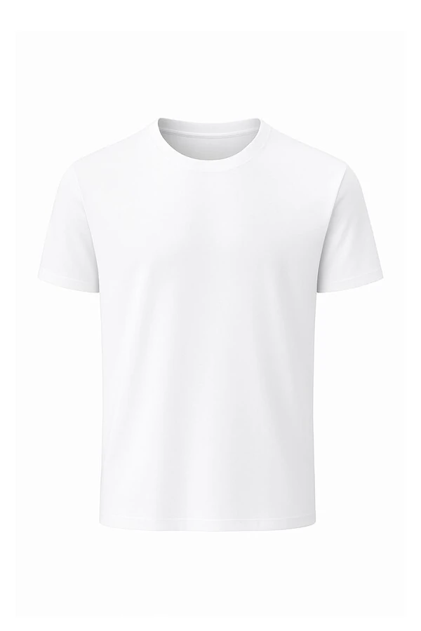 Camiseta masculina básica em malha Kwi