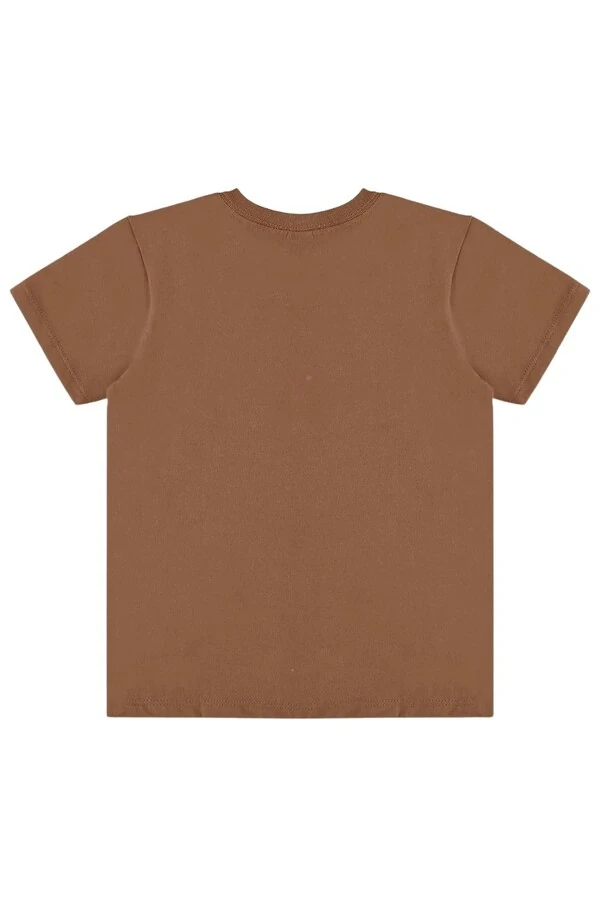 Camiseta manga curta em meia malha Up baby