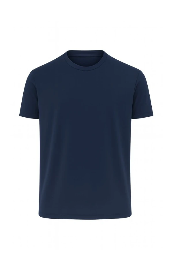 Camiseta masculina básica em malha Kwi