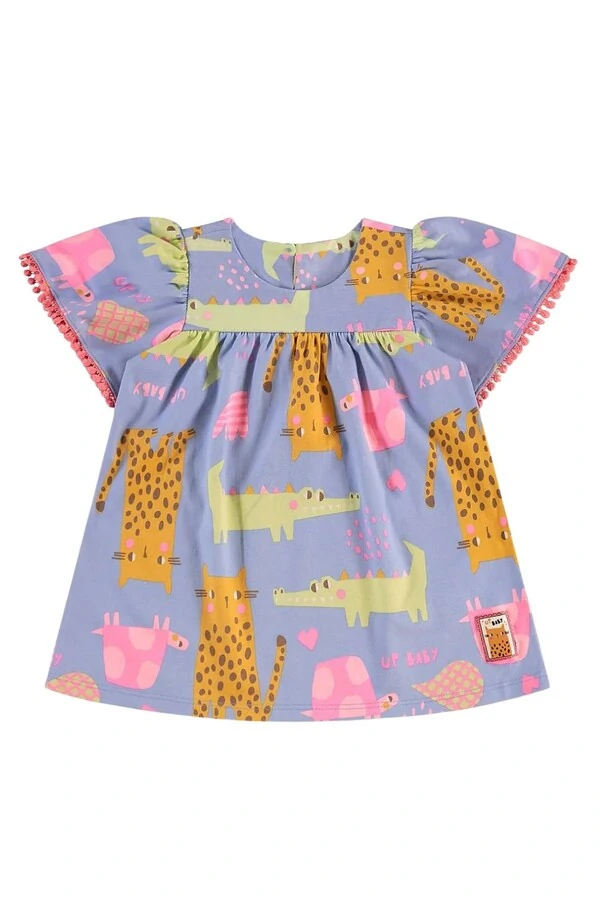 Vestido em cotton Up Baby