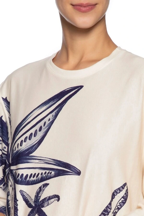 Vestido tshirt big mar de estrelas Farm