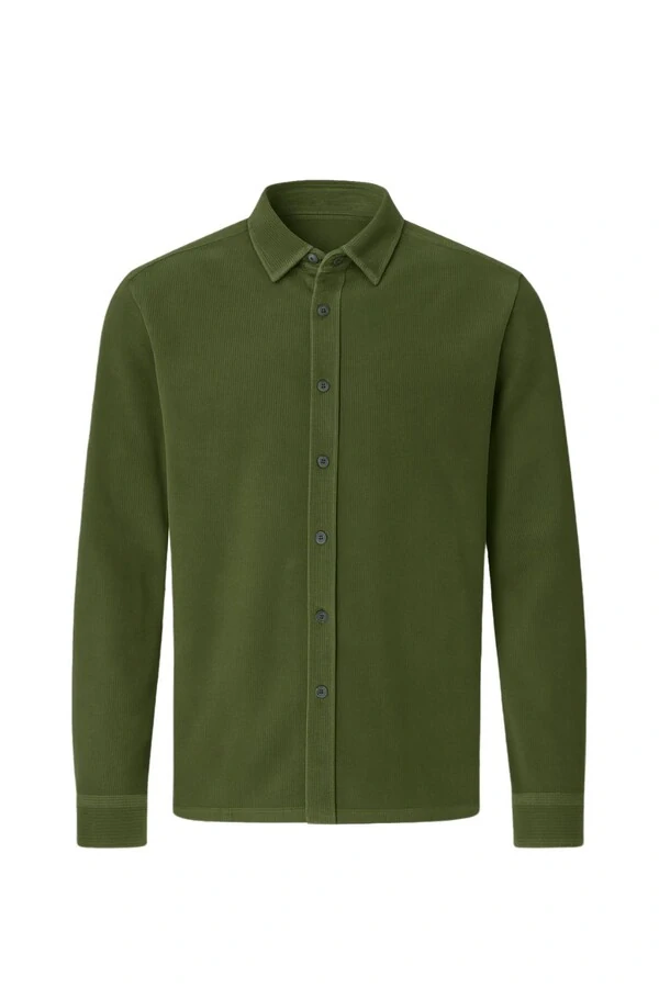 Camisa masculina veludo Kwi