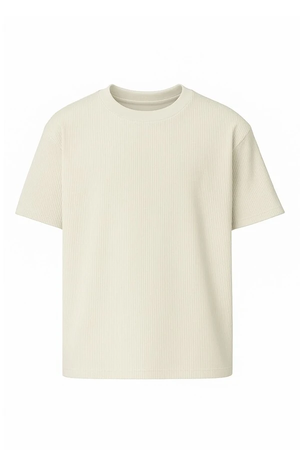 Camiseta Texturizada gola careca Kwi