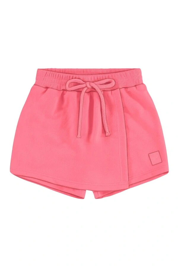 Short saia em moletom sem felpa Up Baby