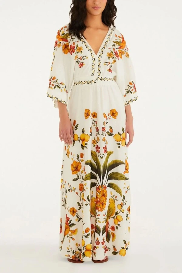 Vestido cropped bosque chic Farm