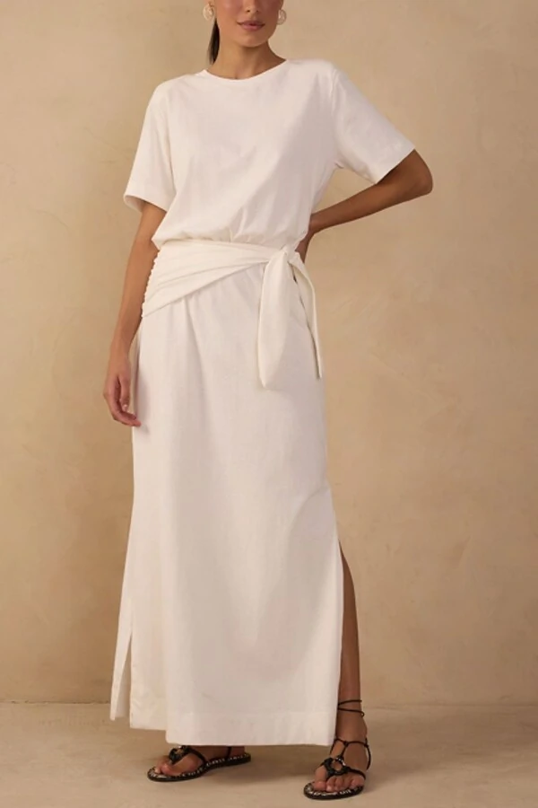 Vestido t-shirt pareô Dress to