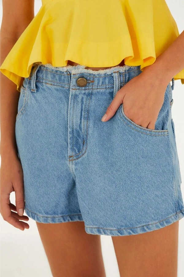 Short jeans textura Farm