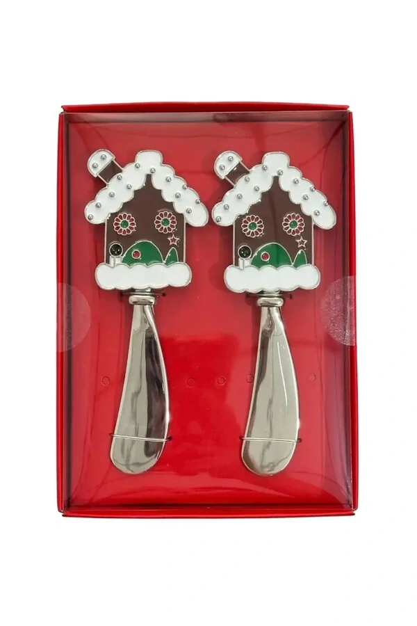 Kit espátulas em metal natal 2 pçs Kwi