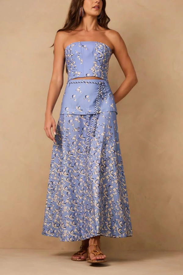 Top estampa voo livre Dress To