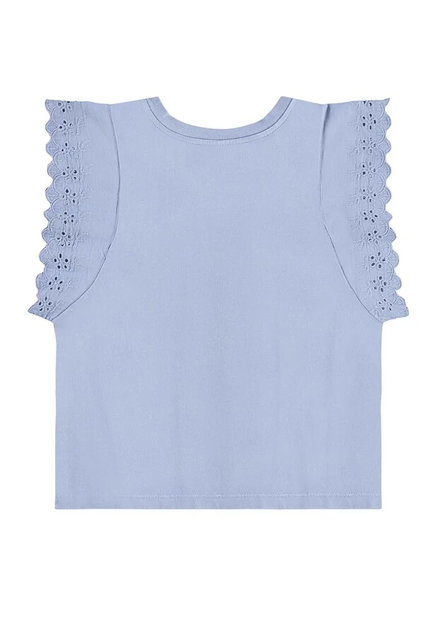 Blusa manga curta em meia malha Up Baby