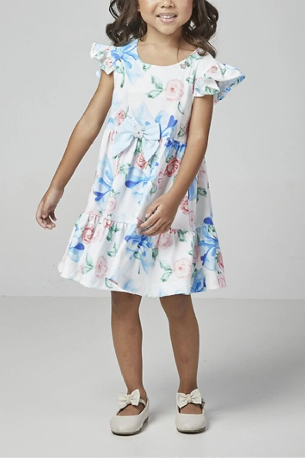 Vestido infantil rodado Luluzinha