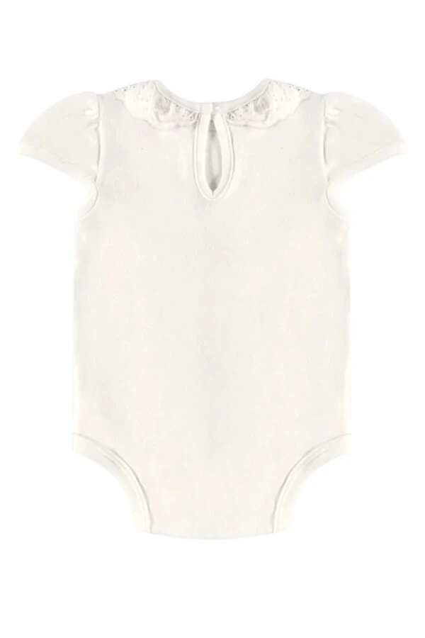 Body manga curta em suedine Up Baby