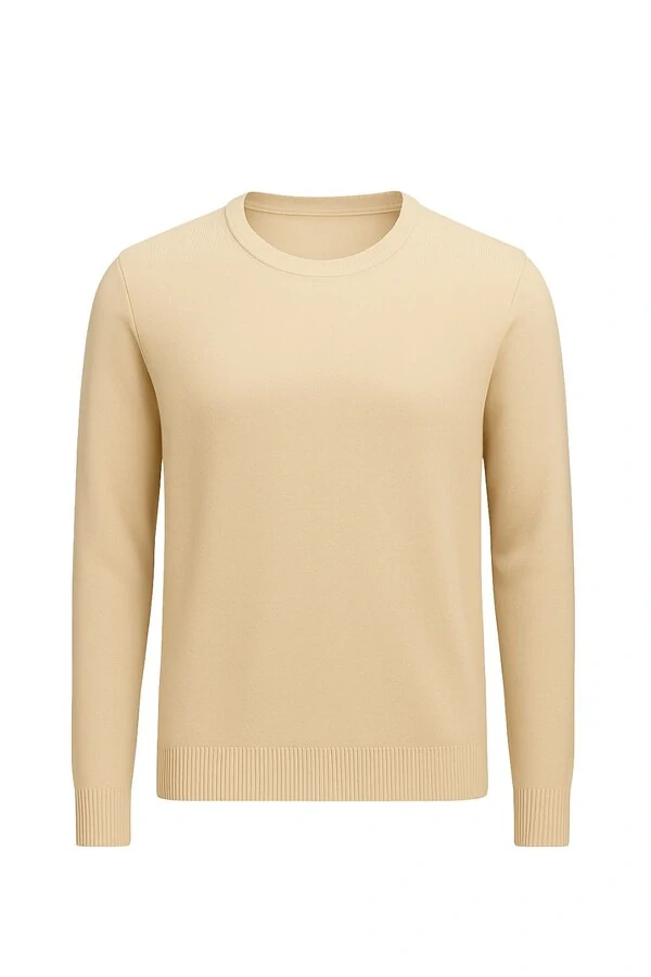 Blusa cashmere fino básico decote careca Kwi