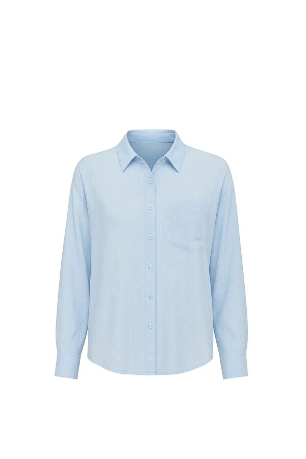 Camisa tencel com bolso Kwi