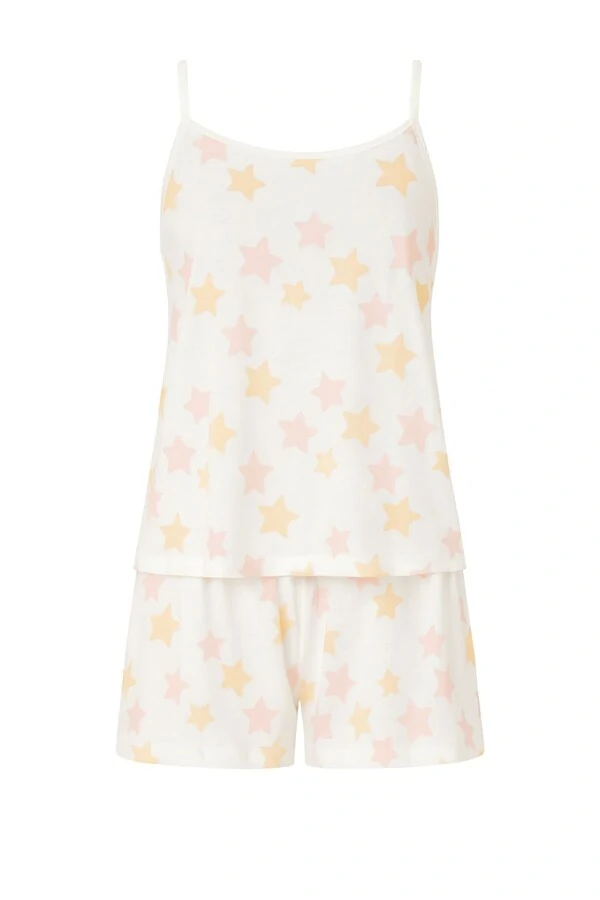 Pijama short doll alça Kwi