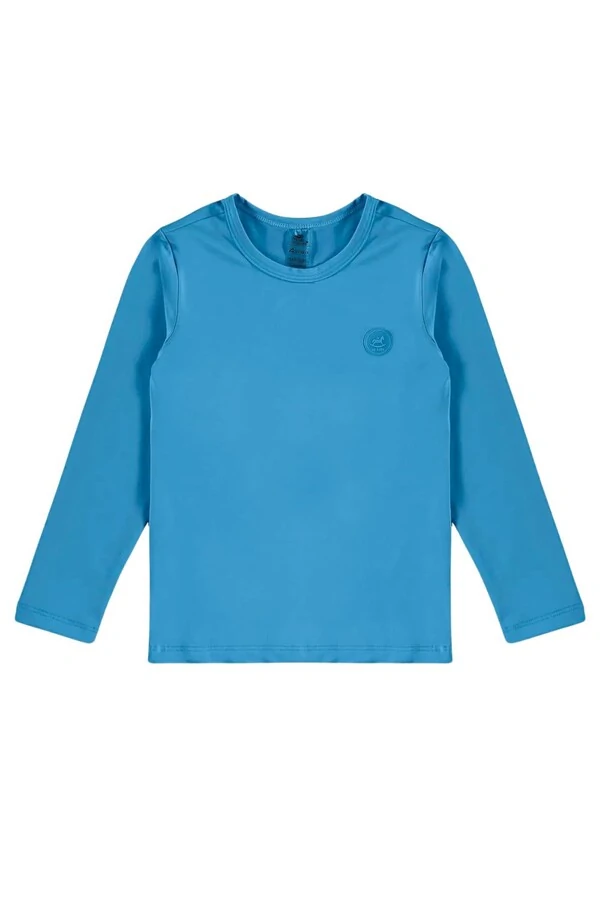 Camiseta manga longa praia em malha uv fps+50 Up Baby