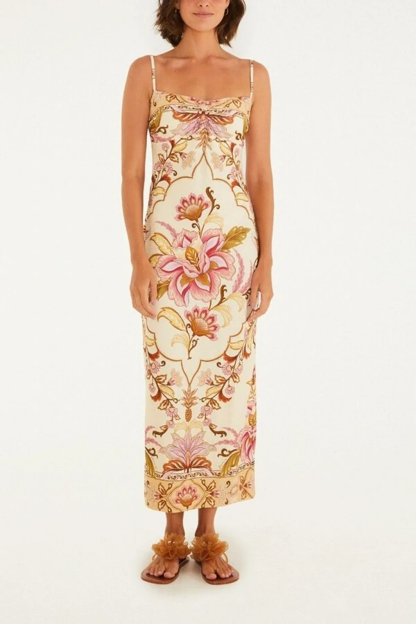 Vestido cropped jardim majestoso Farm