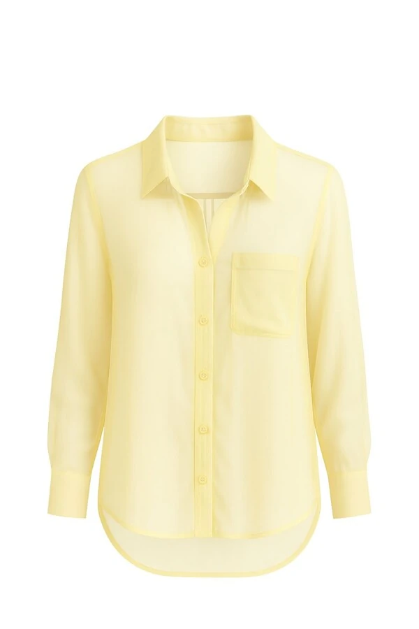 Camisa com transparência Kwi