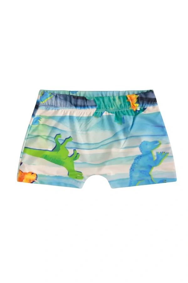 Conjunto camiseta e sunga boxer em malha uv fps+50 Up Baby