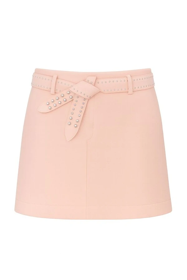 Short-saia alfaiataria com cinto Kwi