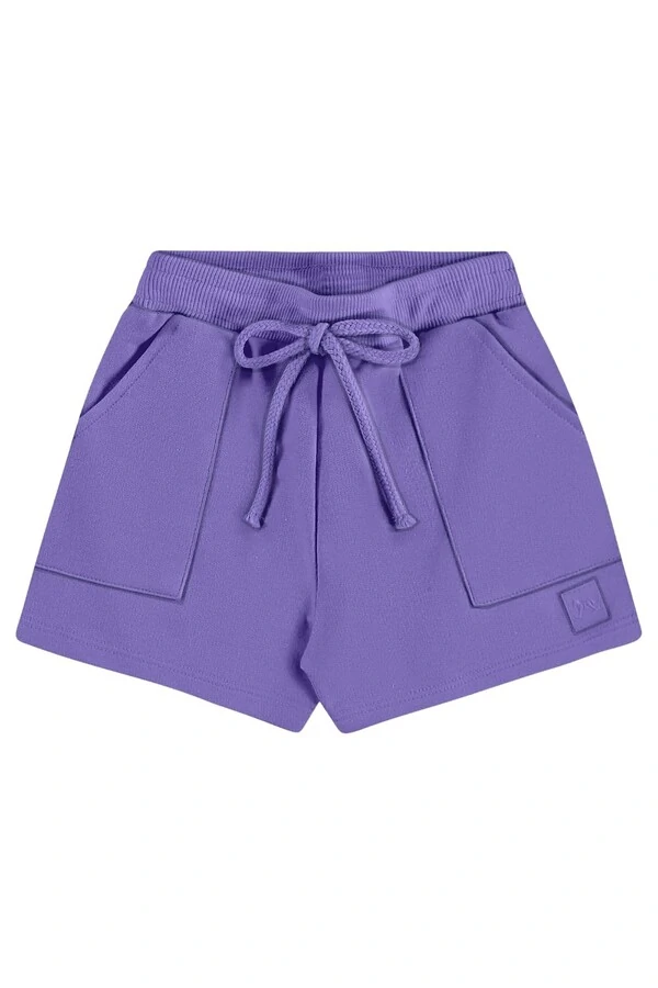 Short em moletom sem felpa Up Baby