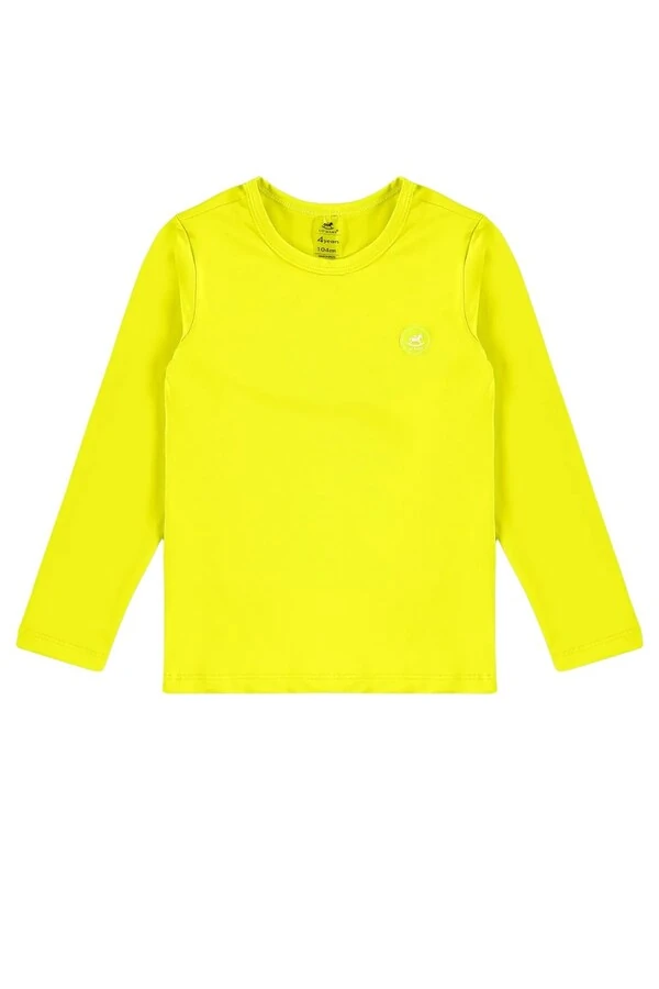 Camiseta manga longa praia em malha uv fps+50 Up Baby