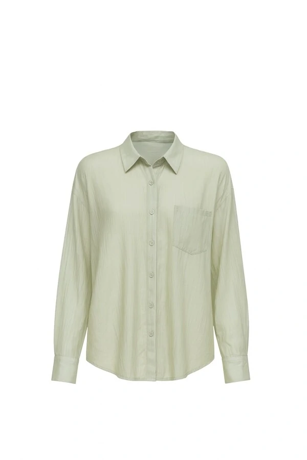 Camisa tencel com bolso Kwi