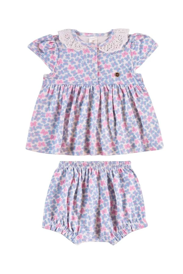 Conjunto blusa com short em suedine Up Baby