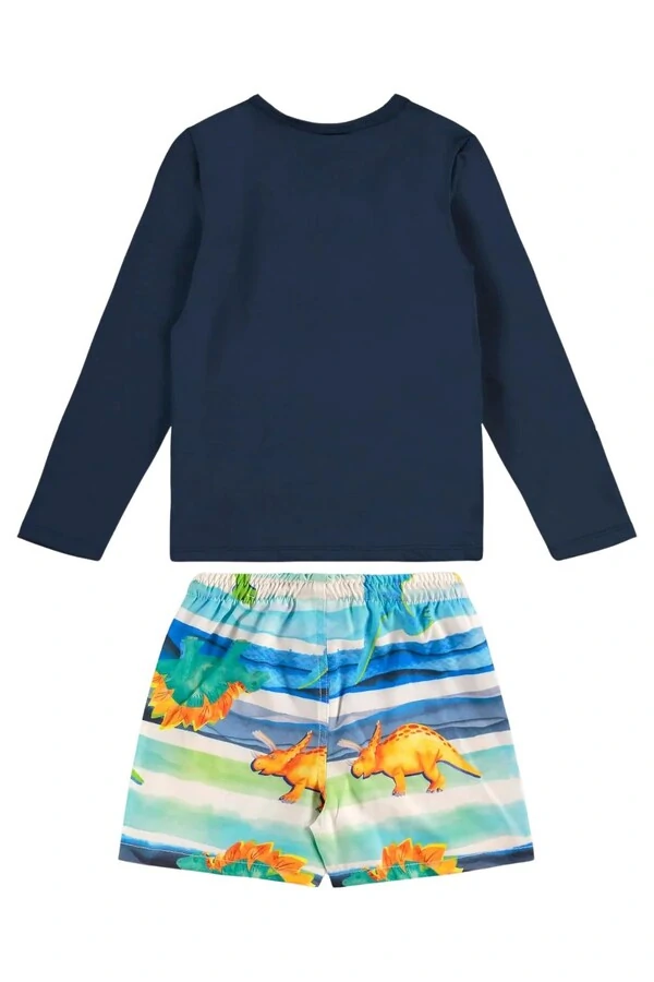 Conjunto camiseta malha uv fps+50 e short microfibra Up Baby