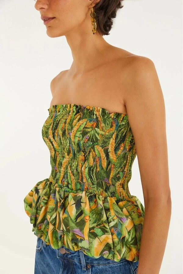 Blusa floresta de passarinho Farm