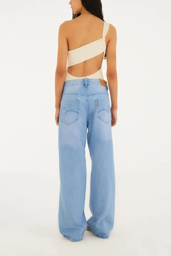 Calça jeans cintura media gancho baixo Farm