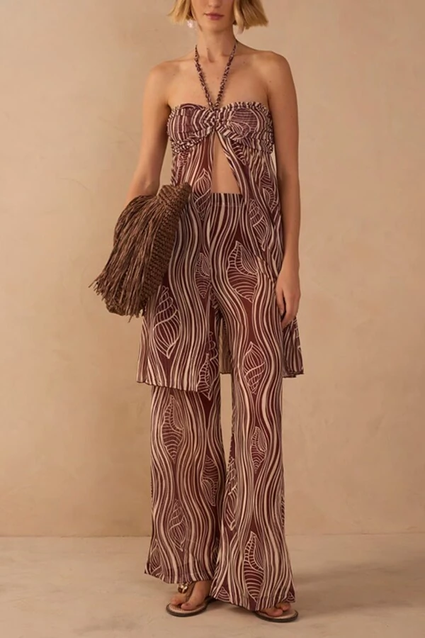 Calça tule estampa som do mar Dress to