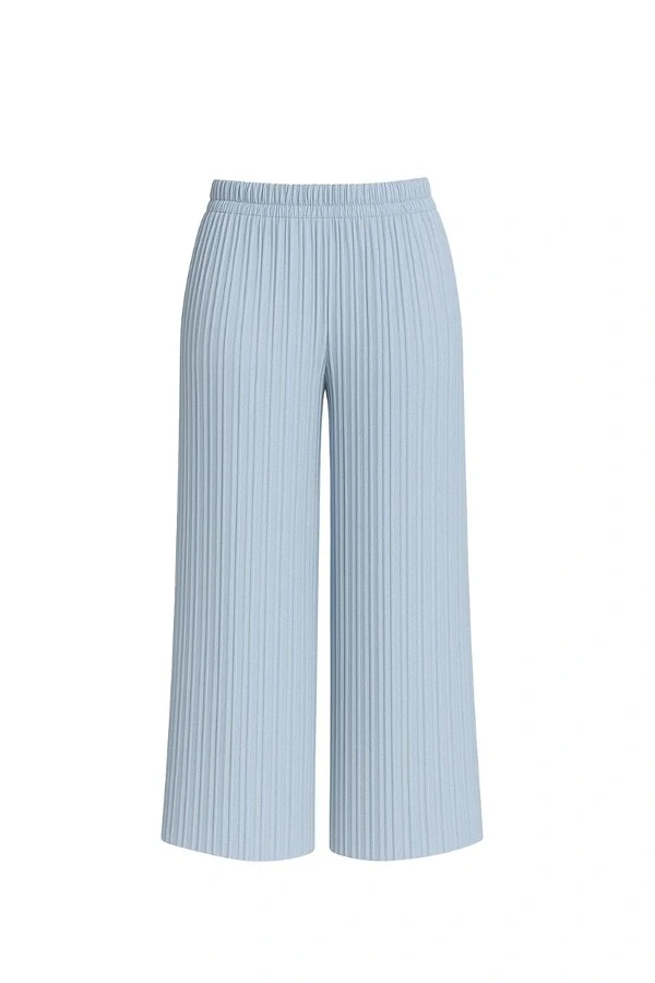 Calça plissada pantalona Kwi